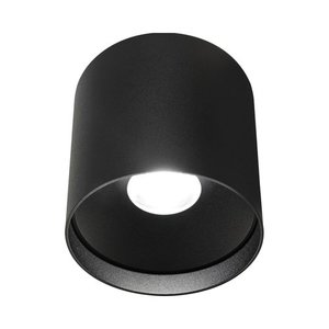  צמוד תקרה צילינדר שחור LISA 12W אור חם 