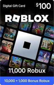 כרטיס Roblox Digital Gift Card 11000 Robux