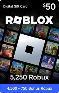 כרטיס Roblox Digital Gift Card 5250 Robux