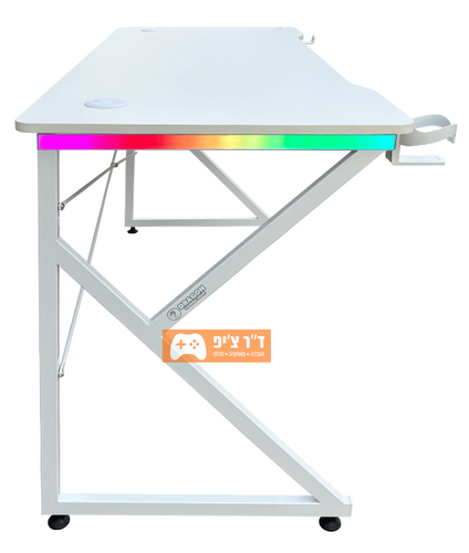 DRAGON שולחן גיימינג תאורת RGB אורך 150 ס
