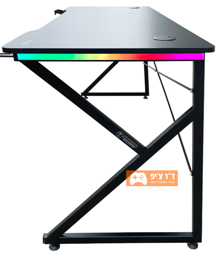 DRAGON שולחן גיימינג תאורת RGB אורך 150 ס