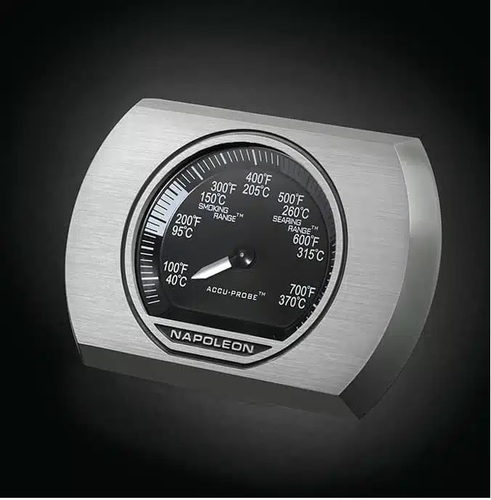 גריל גז Napoleon ROGUE XT 365SIB IL שחור עם שני מבערים, כירת צד אינפרא אדום SIZZLE ZONE, רשתות WAVE ואחריות ל-15 שנים
