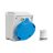 שקע על הטיח משופע IP67 H6 3X32A (PEW 3263 PP) ILME