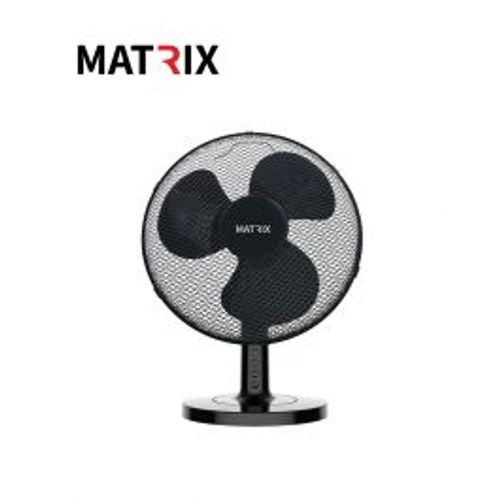 מאוורר שולחני שחור 12 אינץ MATRIX