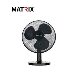 מאוורר שולחני שחור 12 אינץ MATRIX