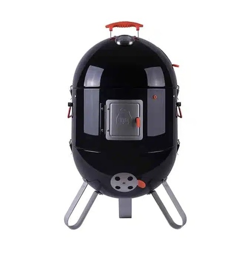 מעשנת PROQ FRONTIER 43 דגם FRONTIER/101320 - מעשנה וגריל פחמים מודולרי תלת-קומתי עם רשתות נירוסטה ומד חום מובנה