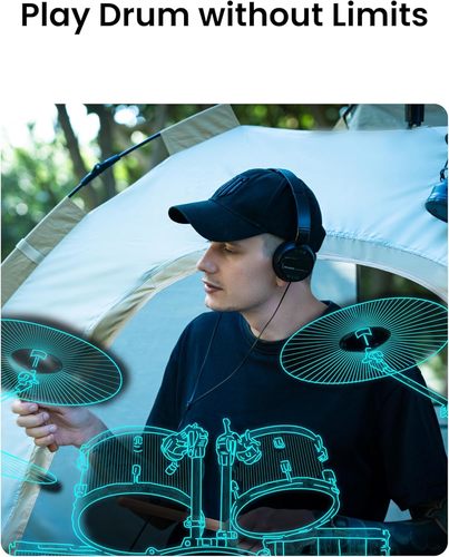 ערכת תופים באוויר ניידים לנגינה בכל מקום PocketDrum 2 MAX מבית AEROBAND 