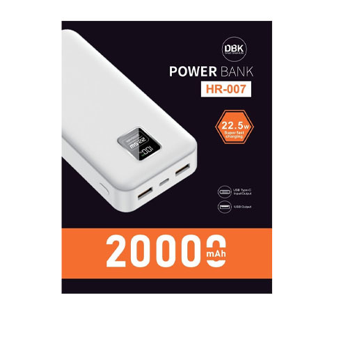 מטען חירום 20,000mAh + טעינה מהירה + תצוגה דיגיטלית Smart Charge Power Bank