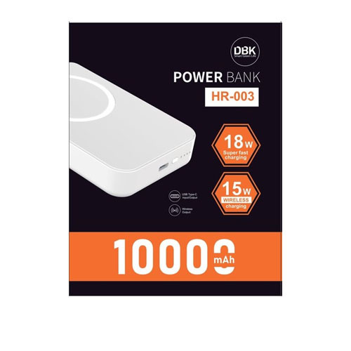 מטען חירום 10000mAh + טעינה מהירה + טעינה אלחוטית מהירה Smart Charge Power Bank