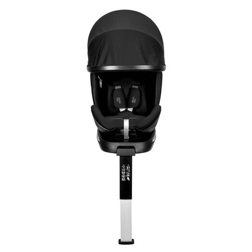 כסא בטיחות מסתובב משולב בוסטר Swivel Grow Max מלידה ועד גיל 7 עם גגון הצללה - שחור Space Black