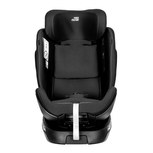 כסא בטיחות מסתובב משולב בוסטר Swivel Grow Max מלידה ועד גיל 7 עם גגון הצללה - שחור Space Black