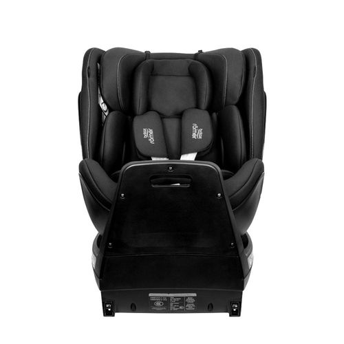 כסא בטיחות מסתובב משולב בוסטר Swivel Grow Max מלידה ועד גיל 7 עם גגון הצללה - שחור Space Black