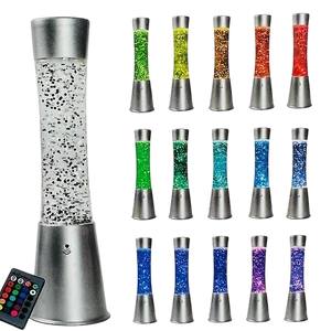 מנורת נצנצים Glitter Lamp מחליפה צבעים עם שלט i-Total 