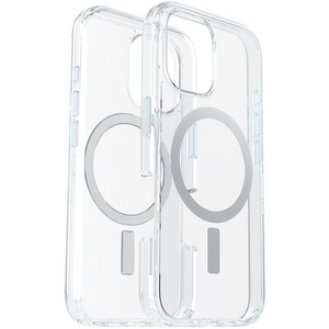 שיריון אילת Otterbox Symmetry iPhone 16 + MagSafe כיסוי לטלפון בצבע שקוף