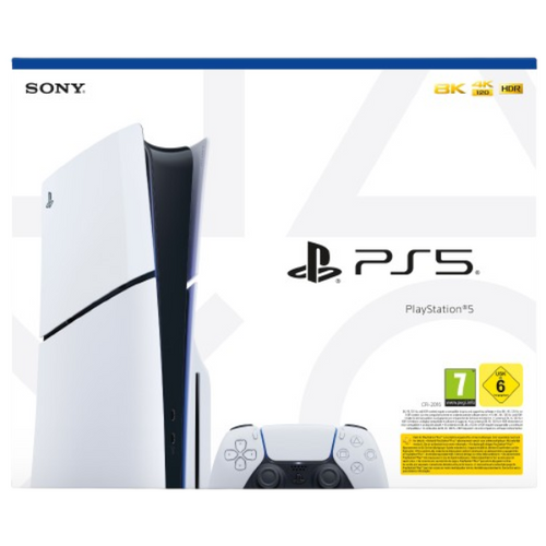 שיריון אילת Sony PlayStation 5 Slim 1TB Blu-Ray Edition קונסולת משחק עם כונן - יבואן רשמי