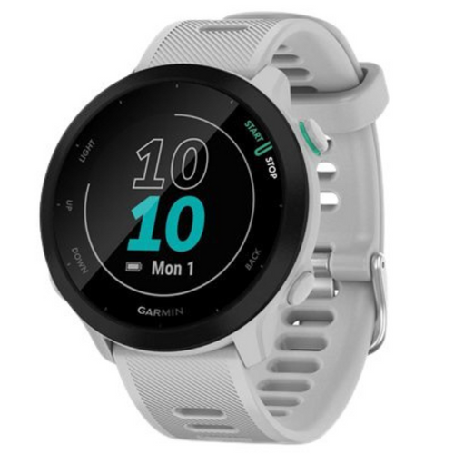 שיריון אילת 010-02562-10 Garmin Forerunner 55 GPS 42mm שעון ספורט צבע לבן - יבואן רשמי