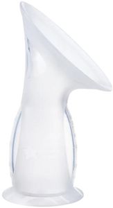 משאבת חלב אם מסיליקון (כוס טיפטופים) Made for Me עם שקית אכסון חלב ומכסה למיקרו גל