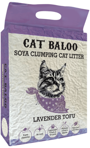 CAT BALOO חול סויה מתגבש - חול לחתולים
