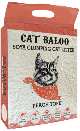 CAT BALOO חול סויה מתגבש - חול לחתולים