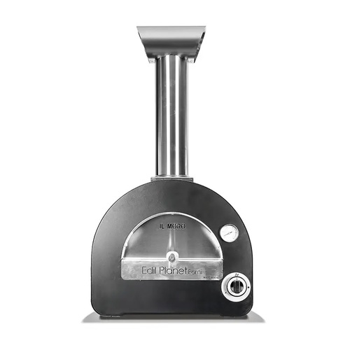 טאבון גז IL MORO מבית FORNO Oven מנירוסטה 304 עם אבן ביסקוטי מסיציליה, בידוד כפול ומערכות בטיחות מתקדמות