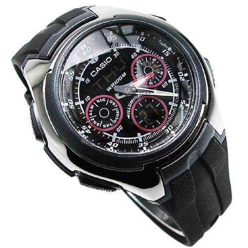 Casio AQ-163W-1B2 אנלוגי דיגיטלי 