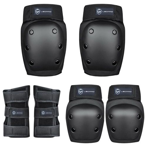 סט מגינים מקצועי 6 חלקים עם ריפוד עבה ורצועות הידוק – מידה S