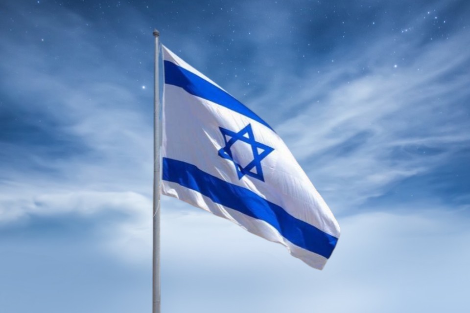 דגל ישראל ענק 4X6 מטר