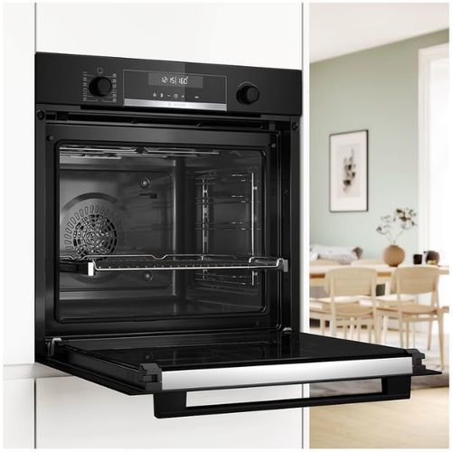 תנור בנוי פירוליטי 71 ליטר Bosch HBG578EB3 Serie 6 שחור | ספרד בוש - יבואן רשמי BSH 