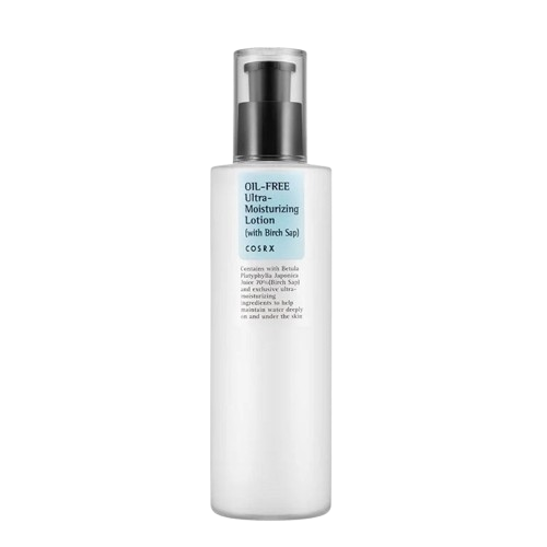 Cosrx Oil-Free Ultra-Moisturizing Lotion (With Birch Sap) 100ML קוסרקס תחליב לחות עוצמתי נטול שומן (עם תמצית ליבנה יפנית 70%)