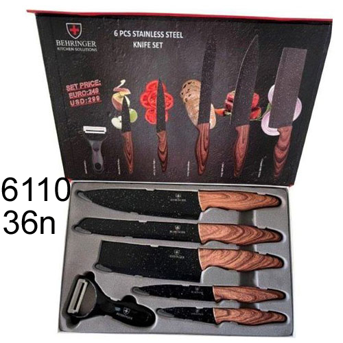 סט סכינים מקצועי 6 חלקים BEHRINGER 6110
