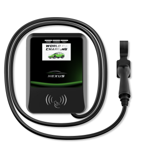עמדת טעינה חכמה Nexus Touch 11KW עם כבל 5 מטר מובנה