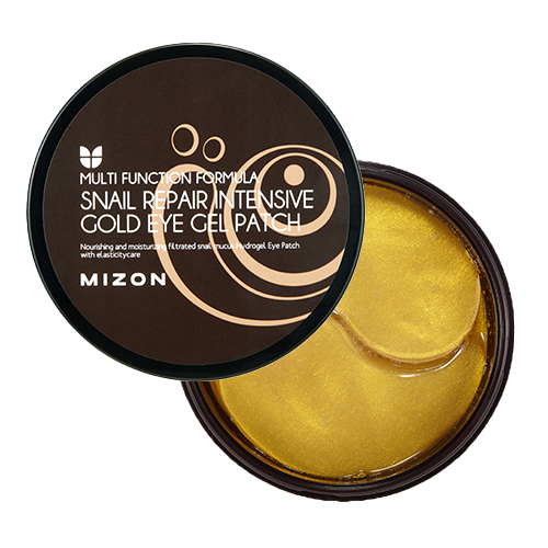 Mizon Snail Repair Intensive Gold Eye Gel Patch מיזון רטיות הידרוג'ל זהב לעיניים מבוססות על ריר חלזונות