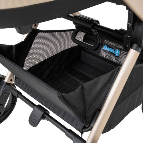 עגלת תינוק משולבת סיאלו פרו 2025 Sport Line Cielo PRO ריפוד שחור / ידית שחורה / שלד אפור מוברש