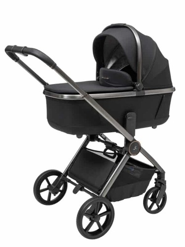 עגלת תינוק משולבת סיאלו פרו 2025 Sport Line Cielo PRO ריפוד שחור / ידית שחורה / שלד אפור מוברש