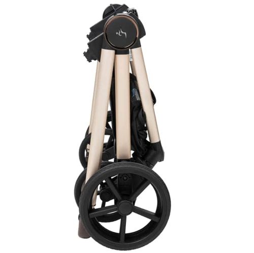 עגלת תינוק משולבת סיאלו פרו 2025 Sport Line Cielo PRO ריפוד שחור / ידית שחורה / שלד אפור מוברש