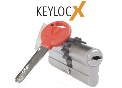 צילינדר קילוקס KEYLOCX מבוקר שכפול ! 