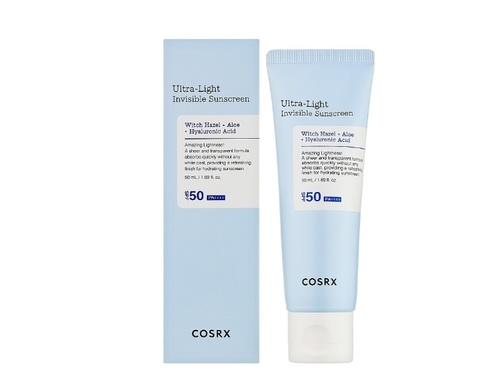 קרם הגנה שקוף Cosrx Ultra Light Invisible Sunscreen SPF50  