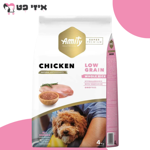 אמיתי סופר פרמיום עוף לכלבים בוגרים 4 ק