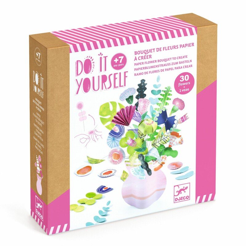 יצירה DIY אגרטל פרחים אביבי