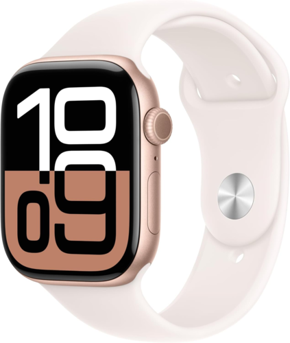 שעון חכם Apple Watch Series 10 42mm Aluminum Case Rubber Sport Band GPS + Cellular אפל