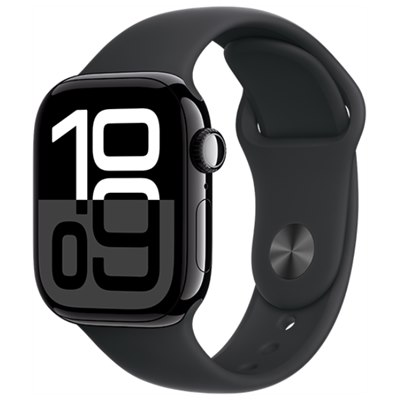 שעון חכם Apple Watch Series 10 42mm Aluminum Case Rubber Sport Band GPS + Cellular אפל