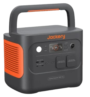 מארז תחנת כוח ניידת ושני פאנלים Jackery Explorer 1000 Plus + Jackery SolarSaga 80WX2