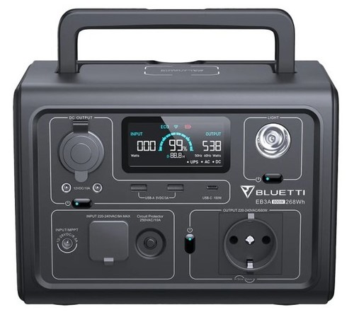 תחנת כוח ניידת Bluetti EB55 700W 537Wh