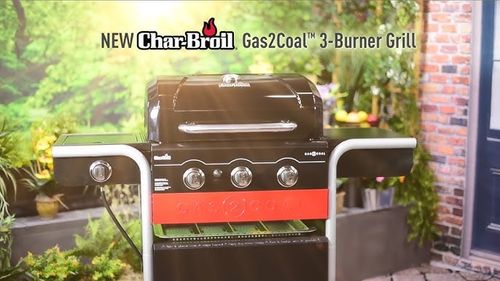 גריל גז משולב פחם היברידי Gas2Coal דגם Char-Broil