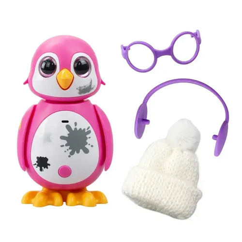 מיני פינגווין אינטראקטיבי Mini Rescue Penguin - ורוד