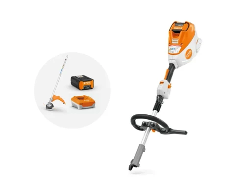 מנוע קומבי נטען 36V מקצועי +ראש חרמש + סוללה ומטען  +מתנה ראש מגזמת מתכוננת דגם KMA 120.0 R  סטיל
