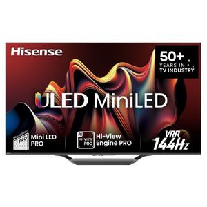 טלויזיה חכמה Hisense 65" Smart 4K Mini LED 65U72NQ הייסנס