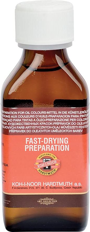 מזרז ייבוש לצבעי שמן  100 מ"ל FAST-DRYING PREPARATION 