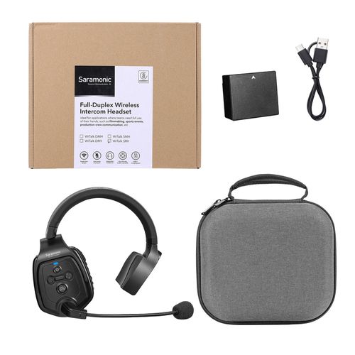 אינטרקום אלחוטי (1.9GHz) מכשיר קשר עם אוזניה אחת Saramonic WiTalk-SRH Full-Duplex