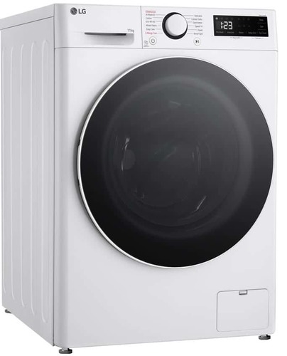 מכונת כביסה פתח חזית 11 ק”ג LG אל ג’י WF11114WBW דלת שחורה